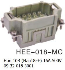 HEE-018-M-H10B Han 10B(Han18EE) 16A 500V 09 32 018 3001 crimp 18pin-male-OUKERUI-SMICO-Harting-Heavy-duty-connector.jpg